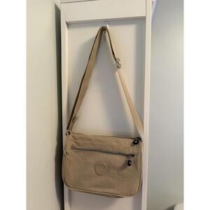 EUC Kipling Callie Crossbody Bag in Khaki Tan